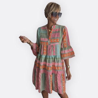Madalena - Boho Haljina s Elegantnom Siluetom