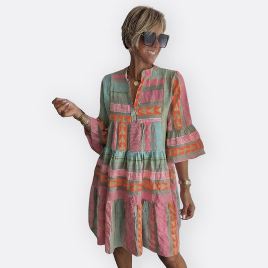 Madalena - Boho Haljina s Elegantnom Siluetom