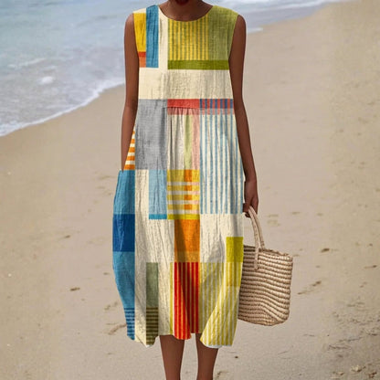 Luna - Comfortable Cotton Dress
