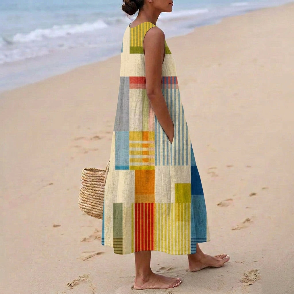 Luna - Comfortable Cotton Dress