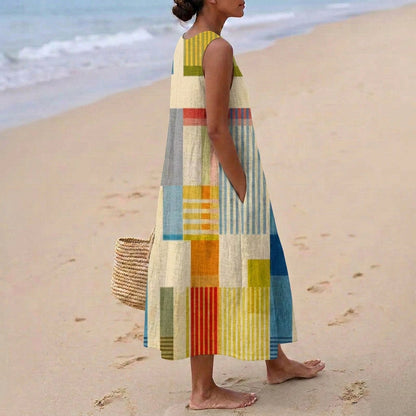 Luna - Comfortable Cotton Dress