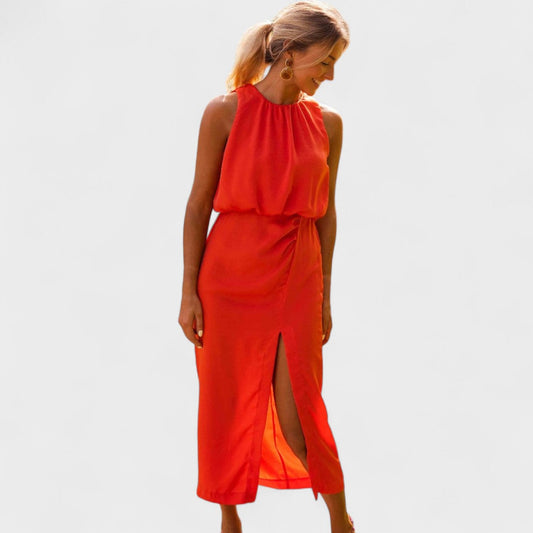 Linha - Elegant Midi Dress