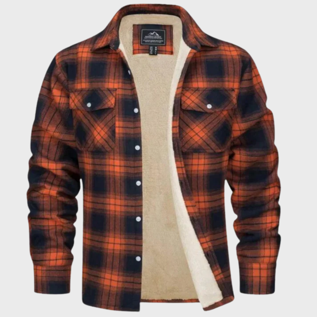 Tiago - Fleece Prugasta Jacket