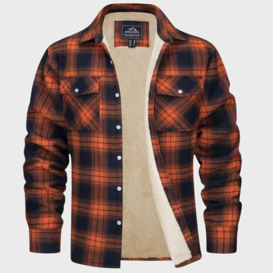 Tiago - Fleece Prugasta Jacket