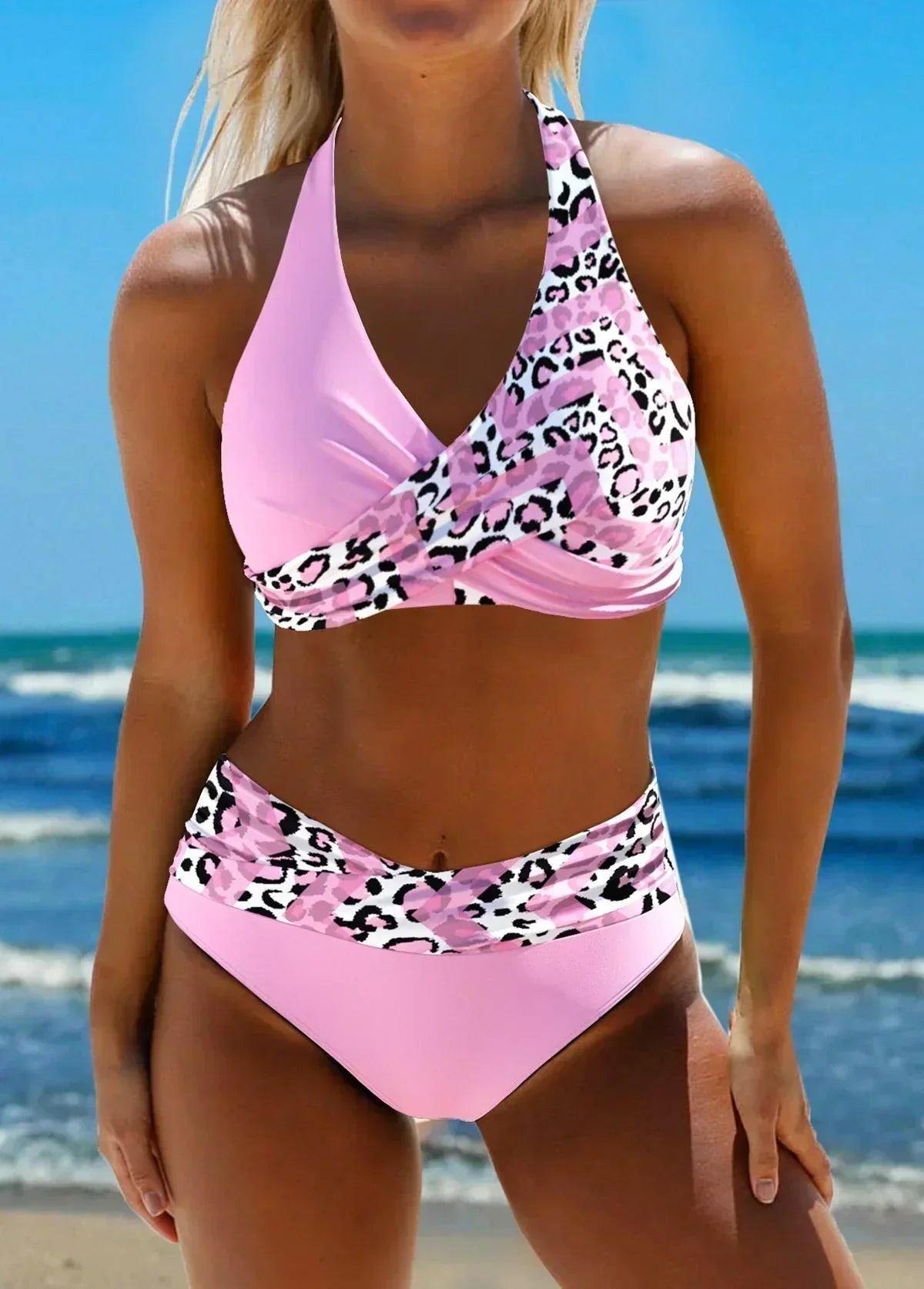 Elnora - Dvojni Bikini s Preklopnim Dizajnom